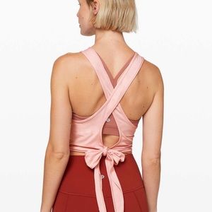 Lululemon Turn to tie tank pink
